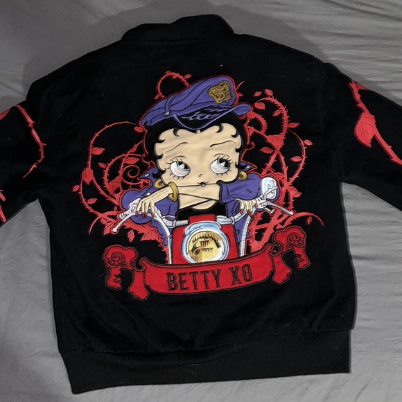 Betty boop varsity vintage jacket with matching mini purse - Picture 6 of 6